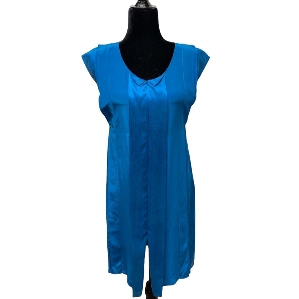 Liu Jo silk blue mini dress